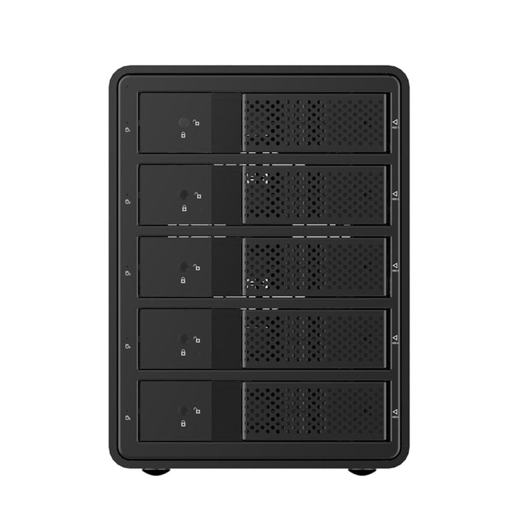 ORICO 9558U3 5-bay USB 3.0 Type-B Aluminum 3.5 inch SSD / SATA HDD Enclosure Storage Hard Disk Box for Laptop Computer Desktop PC, SSD / SATA (Black) – Aluminum Alloy