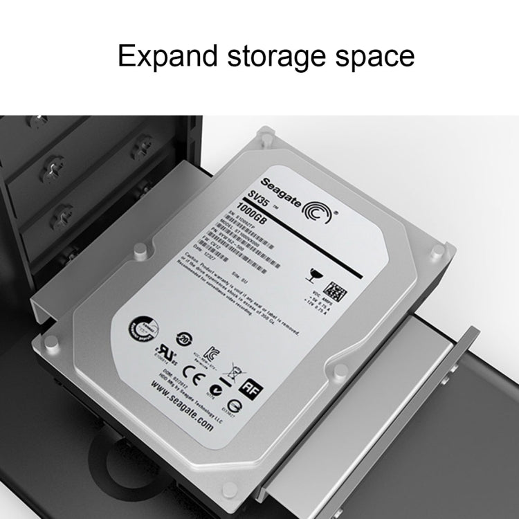 ORICO AC52535-1S 2.5 & 3.5 inch SSD Solid State Rack Aluminum Hard Drive Caddy – Aluminum Alloy