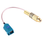 15cm RCA Female to FAKRA Z Type Female RG316 Cable with Spring, FAKRA Z – Durable Build, Easy to Use