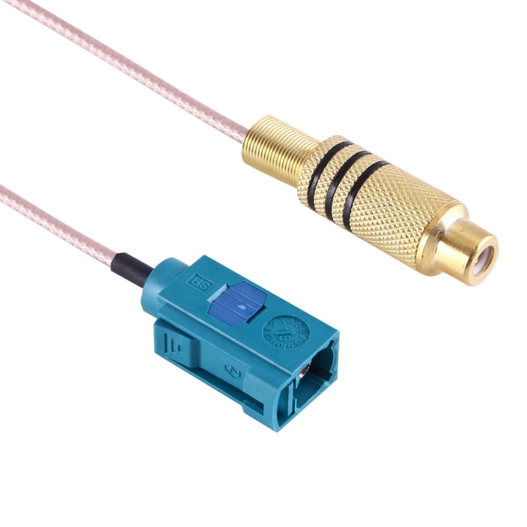 15cm RCA Female to FAKRA Z Type Female RG316 Cable with Spring, FAKRA Z – Durable Build, Easy to Use