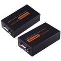 VGA & Audio Extender 1920x1440 HD 100m Cat5e / 6-568B Network Cable Sender Receiver Adapter, Transmission Distance: 100m – Durable Build, Easy to Use Transmission Distance: 100m Black