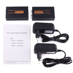 VGA & Audio Extender 1920x1440 HD 100m Cat5e / 6-568B Network Cable Sender Receiver Adapter, Transmission Distance: 100m – Durable Build, Easy to Use