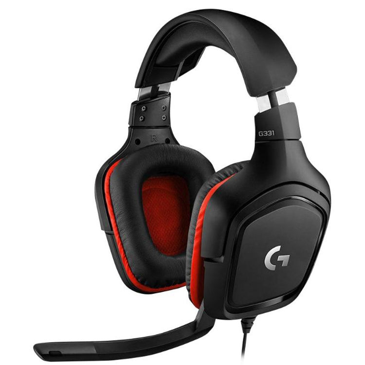Logitech G331 Dolby 7.1 Surround Sound Stereo Folding Noise Reduction Competition Gaming Headset, G331 – Leather G331