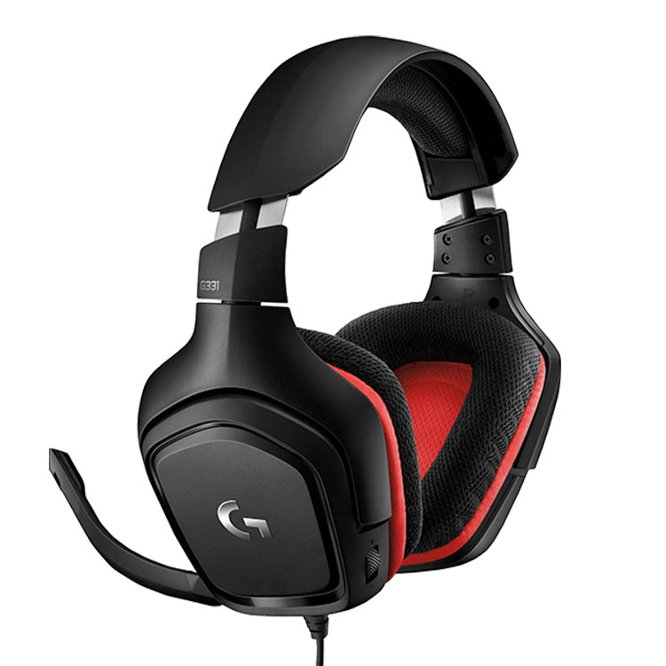 Logitech G331 Dolby 7.1 Surround Sound Stereo Folding Noise Reduction Competition Gaming Headset, G331 – Leather