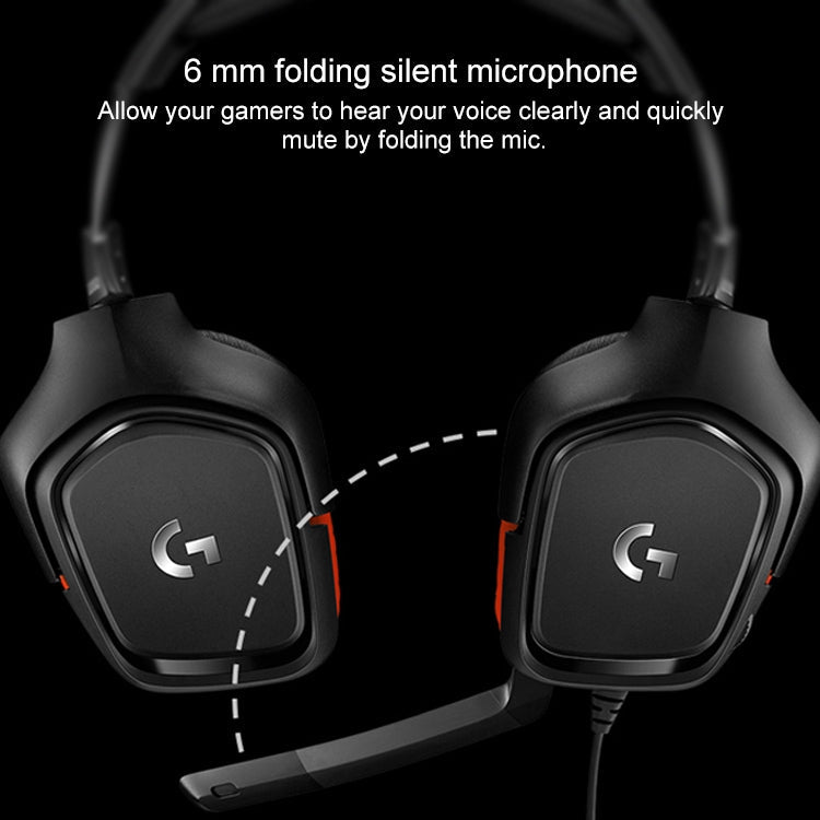 Logitech G331 Dolby 7.1 Surround Sound Stereo Folding Noise Reduction Competition Gaming Headset, G331 – Leather
