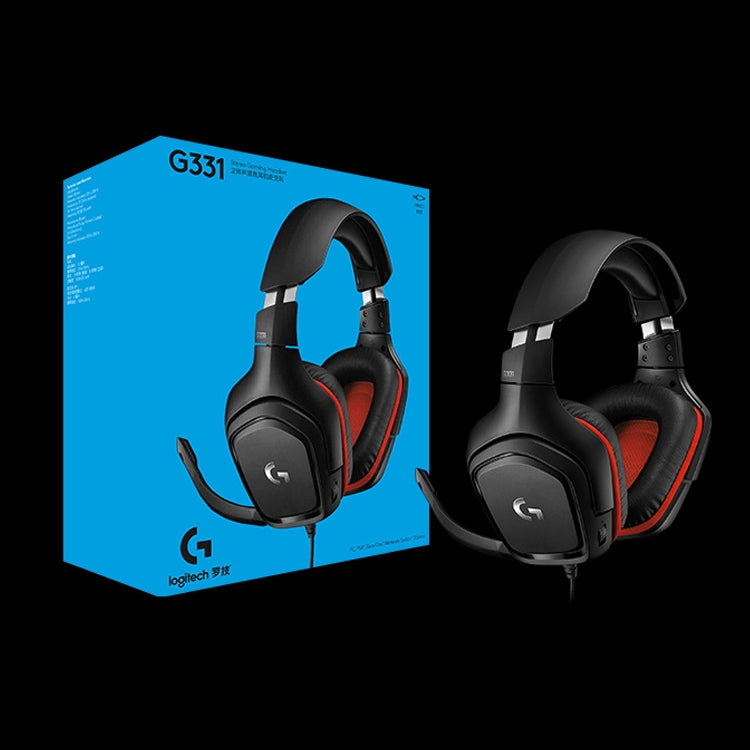 Logitech G331 Dolby 7.1 Surround Sound Stereo Folding Noise Reduction Competition Gaming Headset, G331 – Leather