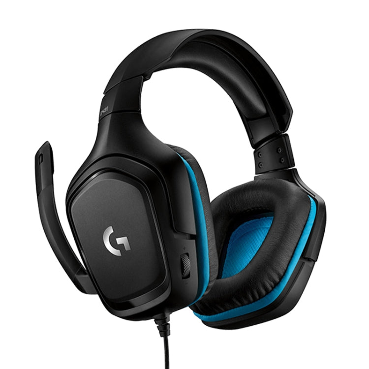 Logitech G431 Dolby 7.1 Surround Sound Stereo Folding Noise Reduction Competition Gaming Headset, G431 – Leather