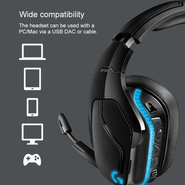 Logitech G933S Wireless Wired Dual-mode EarphoneDolby 7.1 Stereo Noise Reduction Competition Gaming Headset, G933S – Durable Build, Easy to Use