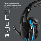 Logitech G933S Wireless Wired Dual-mode EarphoneDolby 7.1 Stereo Noise Reduction Competition Gaming Headset, G933S – Durable Build, Easy to Use