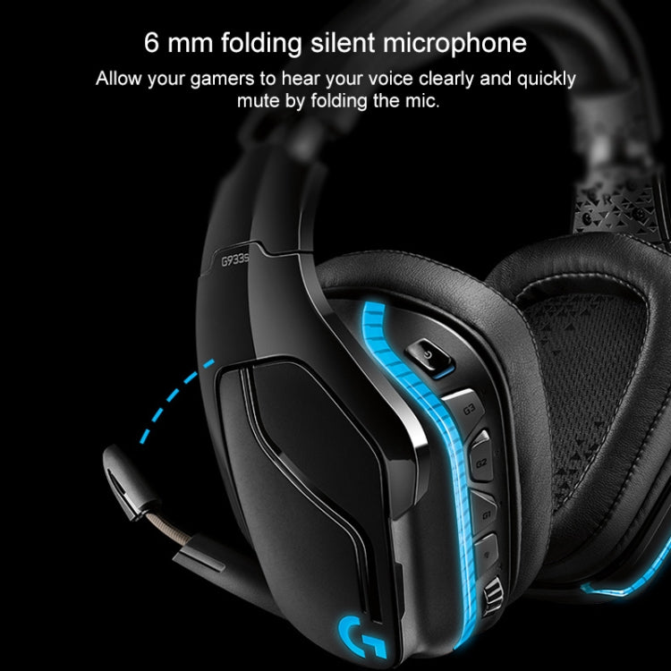 Logitech G933S Wireless Wired Dual-mode EarphoneDolby 7.1 Stereo Noise Reduction Competition Gaming Headset, G933S – Durable Build, Easy to Use