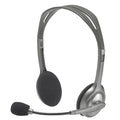 Logitech H110 Dual 3.5mm Audio Plugs Stereo Headset, H110 – TPU H110