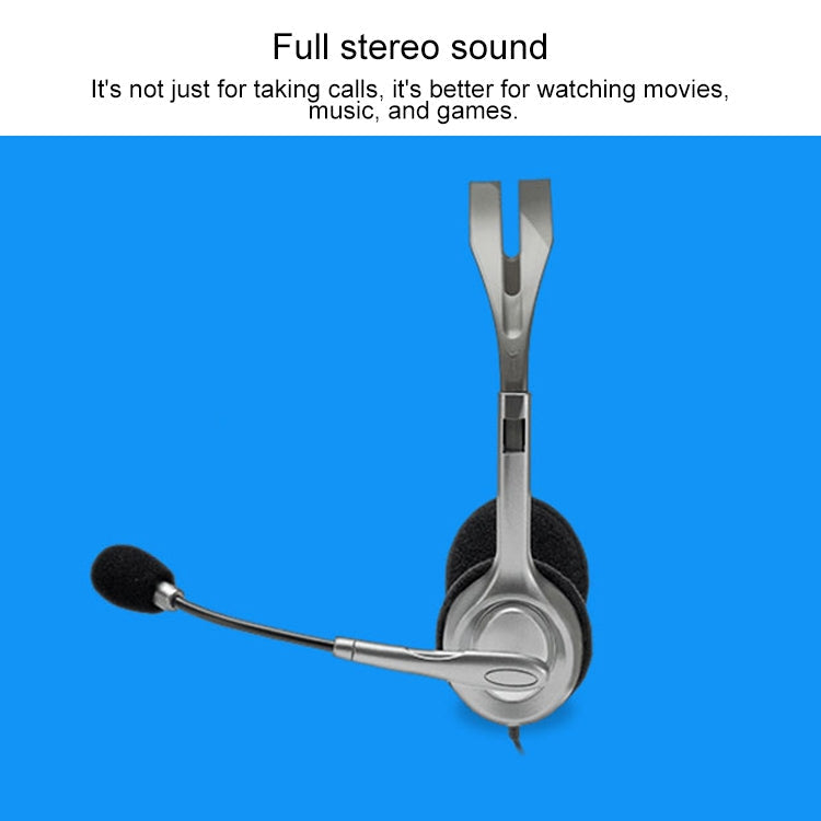Logitech H110 Dual 3.5mm Audio Plugs Stereo Headset, H110 – TPU