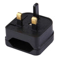 BS-5732 Portable EU Plug to UK Plug Adapter Power Socket Travel Converter with Fuse, BS-5732 BS-5732