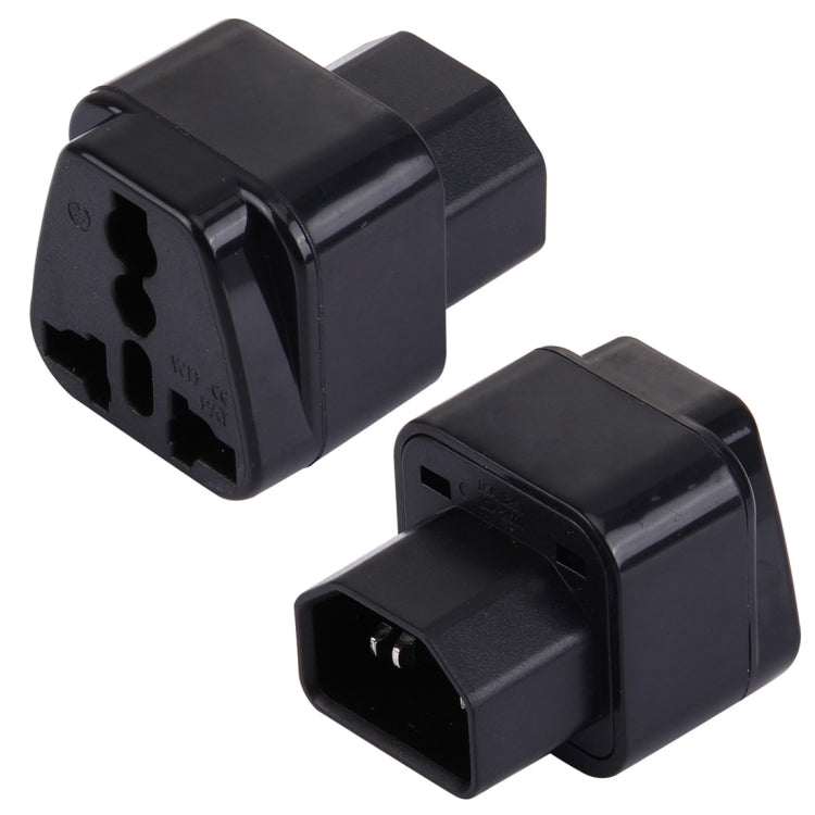 WD-320 Portable Universal Plug to C13-C14 Socket Adapter Power Travel Converter, C13-C14 Socket C13-C14 Socket