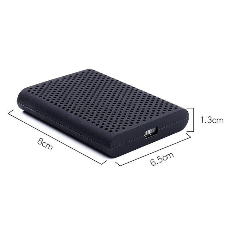 PT500 Scratch-resistant All-inclusive Portable Hard Drive Silicone Protective Case for Samsung Portable SSD T5, with Vents, Black, Red, White – Shockproof