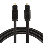 EMK 1m OD4.0mm Toslink Male to Male Digital Optical Audio Cable, Length: 1m – Non-slip Length: 1m