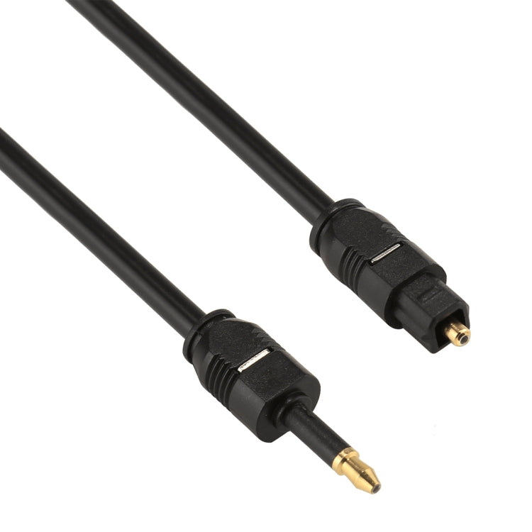 1m OD4.0mm Toslink Male to 3.5mm Mini Toslink Male Digital Optical Audio Cable, 1m – Durable Build, Easy to Use