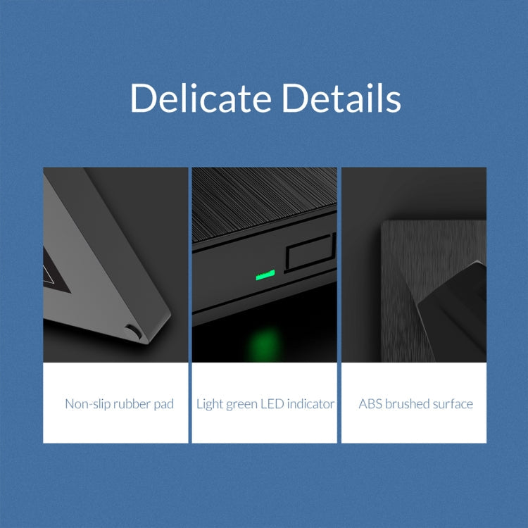 ORICO DVD-XD007 Portable USB 3.0 Interface External CD DVD Optical Drive CD/DVD-RW Recorder – Durable Build, Easy to Use