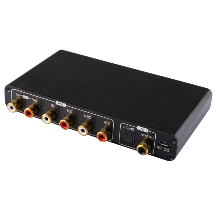 2CH Digital Audio Decoder Converter with Optical Toslink SPDIF Coaxial for Home Theater / PS4 / PS3 / XBOX360, Support Volume Control, AC-3, DTS – TPU