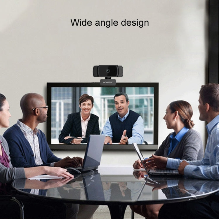 Aoni A20 FHD 1080P IPTV WebCam Teleconference Teaching Live Broadcast Computer Camera with Microphone, A20 – Durable Build, Easy to Use