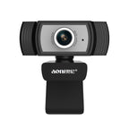 Aoni C33 Beauty FHD 1080P IPTV WebCam Teleconference Teaching Live Broadcast Computer Camera with Microphone, Drive-free Plug and Play, C33 – Durable Build, Easy to Use C33