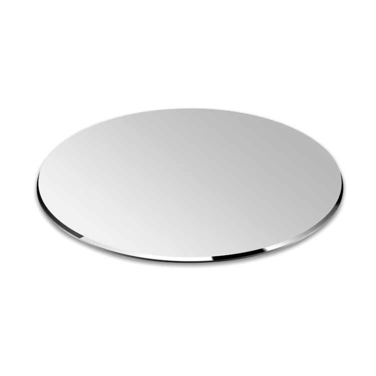 Circle Shape Aluminum Alloy Double-sided Non-slip Mat Desk Mouse Pad, Circle Shape – Leather, Aluminum Alloy, Non-slip