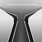 Circle Shape Aluminum Alloy Double-sided Non-slip Mat Desk Mouse Pad, Circle Shape – Leather, Aluminum Alloy, Non-slip