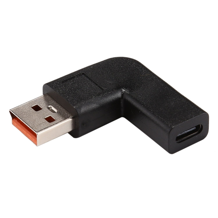 USB-C / Type-C Female to Yoga 3 Male 90 Degrees Angled Power Adapter Connector for Lenovo – Durable Build, Easy to Use Default Title