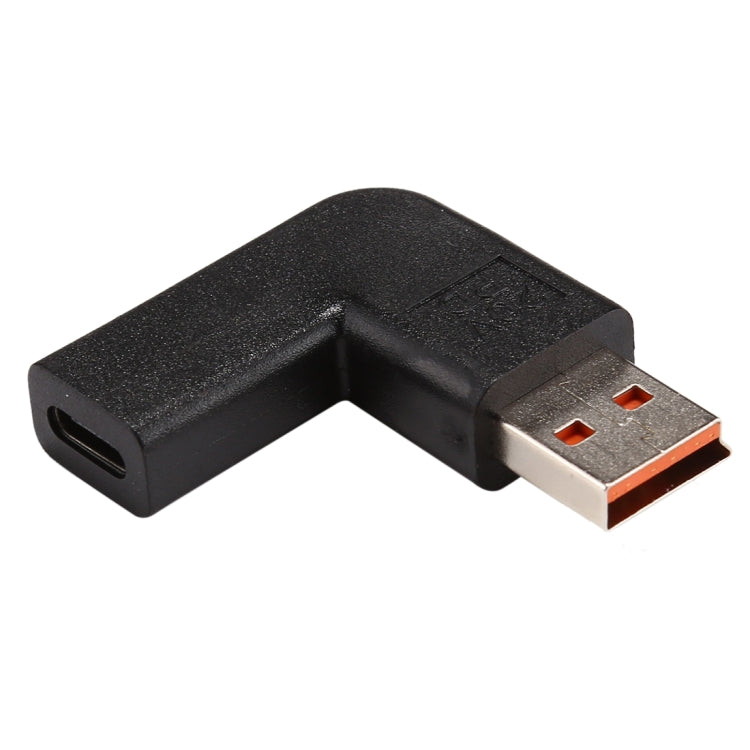 USB-C / Type-C Female to Yoga 3 Male 90 Degrees Angled Power Adapter Connector for Lenovo – Durable Build, Easy to Use