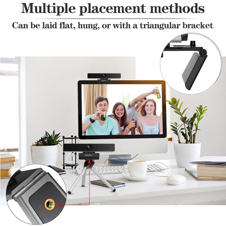 aoni C90 1080P HD Business Smart Computer Camera with Microphone, C90 – Durable Build, Easy to Use