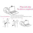 aoni C90 1080P HD Business Smart Computer Camera with Microphone, C90 – Durable Build, Easy to Use