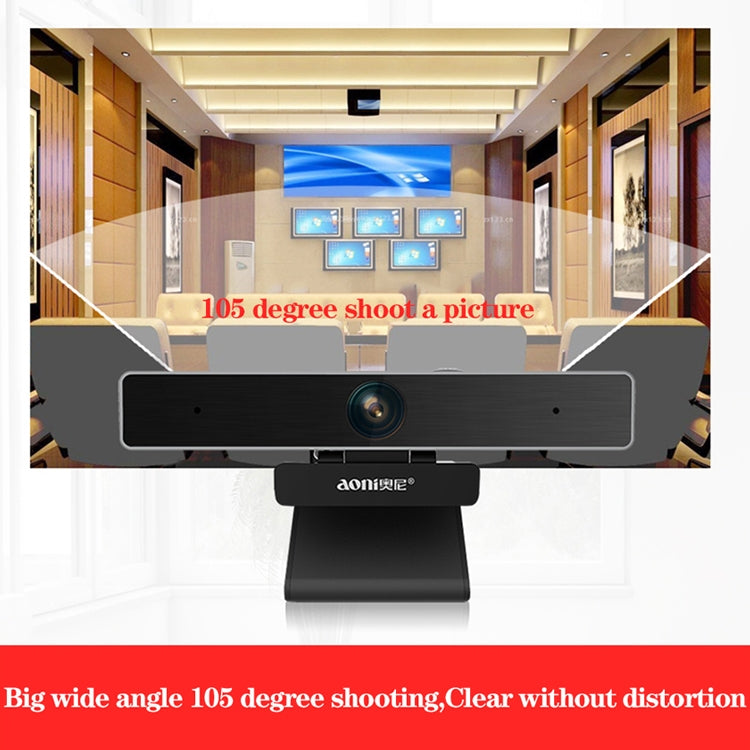 aoni C90 1080P HD Business Smart Computer Camera with Microphone, C90 – Durable Build, Easy to Use