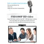 aoni C90 1080P HD Business Smart Computer Camera with Microphone, C90 – Durable Build, Easy to Use