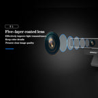 aoni C90 1080P HD Business Smart Computer Camera with Microphone, C90 – Durable Build, Easy to Use