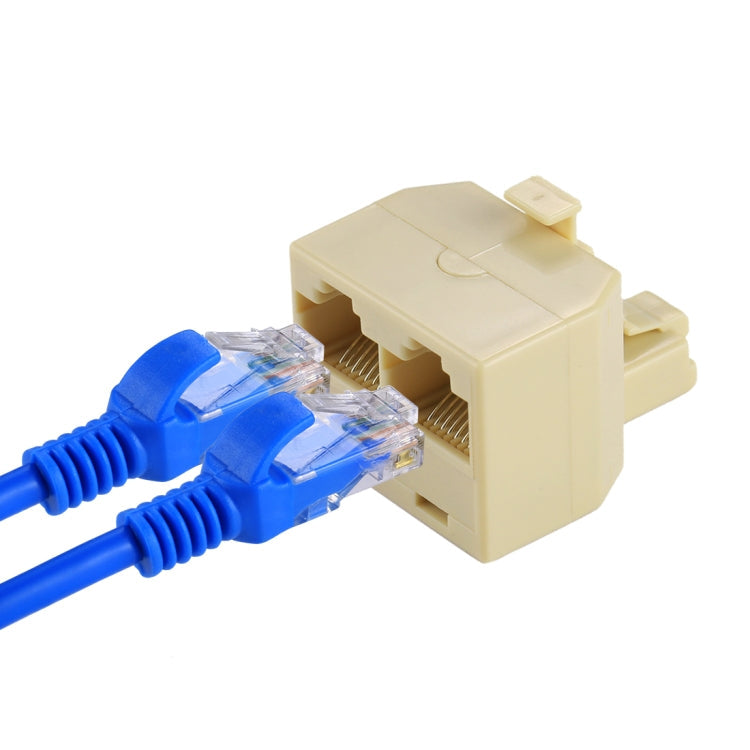 RJ45 Dual Ports LAN Ethernet Connector Network Adapter, 2 RJ45 Female to RJ45 Male – Durable Build, Easy to Use