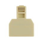 RJ45 Dual Ports LAN Ethernet Connector Network Adapter, 2 RJ45 Female to RJ45 Male – Durable Build, Easy to Use