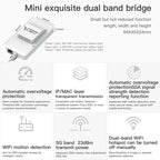 VONETS VAP11AC 5G / 2.4G Mini Wireless Bridge with Fan Version 300Mbps + 900Mbps WiFi Repeater, Support Video Surveillance & Control, VAP11AC – Durable Build, Easy to Use