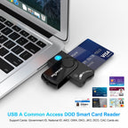 ROCKETEK CR310 USB 3.0 + TF Card + SD Card + SIM Card + Smart Card Multi-function Card Reader, USB 3.0 – Durable Build, Easy to Use
