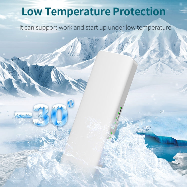 COMFAST CF-E312A Qualcomm AR9344 5.8GHz 300Mbps/s Outdoor ABS Wireless Network Bridge with POE Adapter – Waterproof