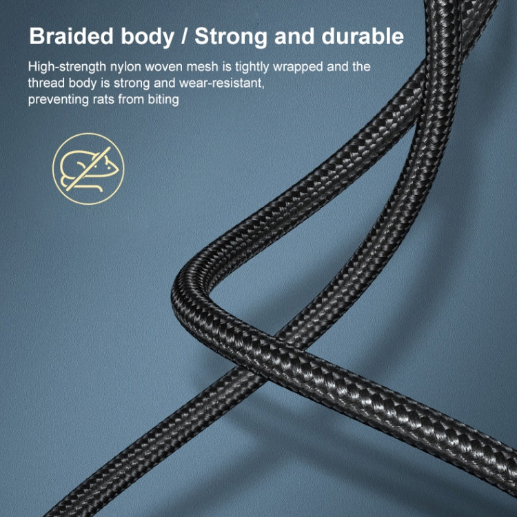 Ugreen Type-C / USB-C to Type-B Printer Nylon Braid Connect Data Cable, Length: 1.5m, Length: 1.5m – Wear-resistant, Aluminum Alloy