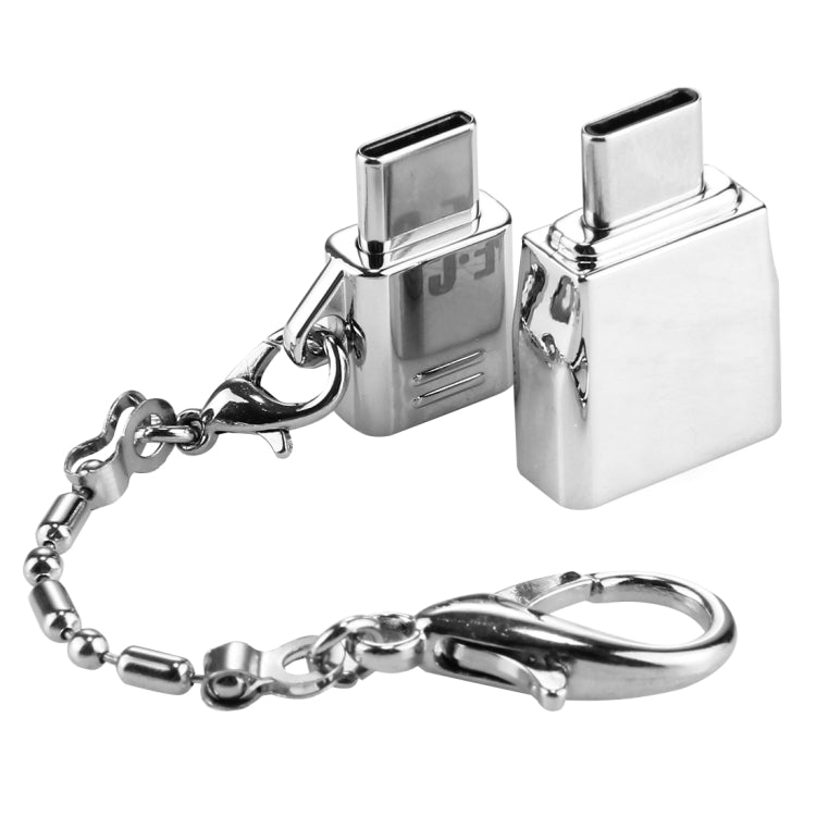 Micro USB Female to USB-C / Type-C Male + USB 2.0 Female to USB-C / Type-C Male Metal Adapter – Durable Build, Easy to Use