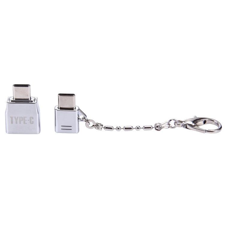 Micro USB Female to USB-C / Type-C Male + USB 2.0 Female to USB-C / Type-C Male Metal Adapter – Durable Build, Easy to Use