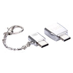 Micro USB Female to USB-C / Type-C Male + USB 2.0 Female to USB-C / Type-C Male Metal Adapter – Durable Build, Easy to Use