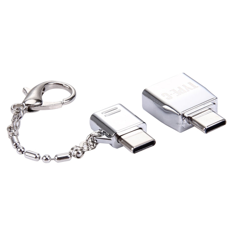 Micro USB Female to USB-C / Type-C Male + USB 2.0 Female to USB-C / Type-C Male Metal Adapter – Durable Build, Easy to Use