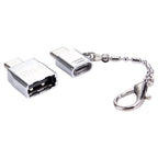 Micro USB Female to USB-C / Type-C Male + USB 2.0 Female to USB-C / Type-C Male Metal Adapter – Durable Build, Easy to Use