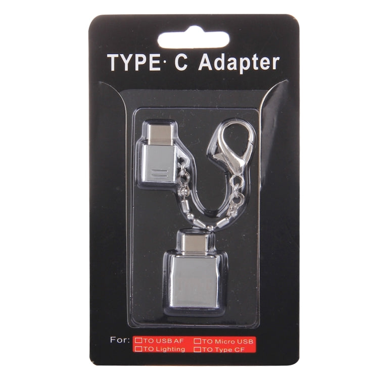 Micro USB Female to USB-C / Type-C Male + USB 2.0 Female to USB-C / Type-C Male Metal Adapter – Durable Build, Easy to Use