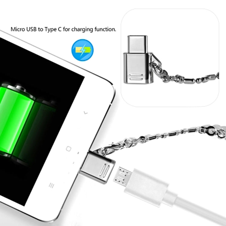 Micro USB Female to USB-C / Type-C Male + USB 2.0 Female to USB-C / Type-C Male Metal Adapter – Durable Build, Easy to Use