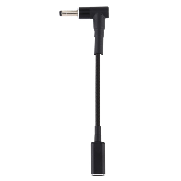 PD 100W 18.5-20V 4.0 x 1.35mm Elbow to USB-C / Type-C Adapter Nylon Braid Cable – TPU