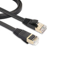 1m CAT7 10 Gigabit Ethernet Ultra Flat Patch Cable for Modem Router LAN Network - Built with Shielded RJ45 Connectors, Length: 1m – Durable Build, Easy to Use Length: 1m