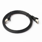 1m CAT7 10 Gigabit Ethernet Ultra Flat Patch Cable for Modem Router LAN Network - Built with Shielded RJ45 Connectors, Length: 1m – Durable Build, Easy to Use